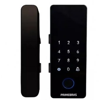 Fechadura Digital Biométrica Para Porta De Vidro Primebras