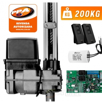 Kit Motor Basculante Bv Home Ppa 1,5m Trilho 2 Control 200kg